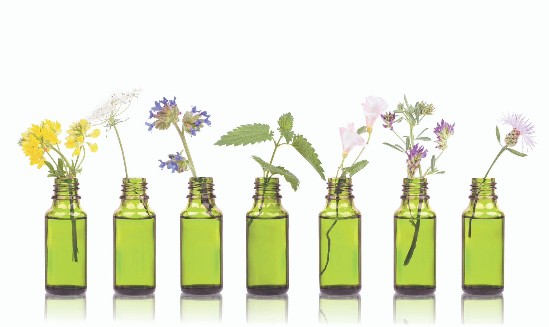 Natural remedies, aromatherapy - bottle.